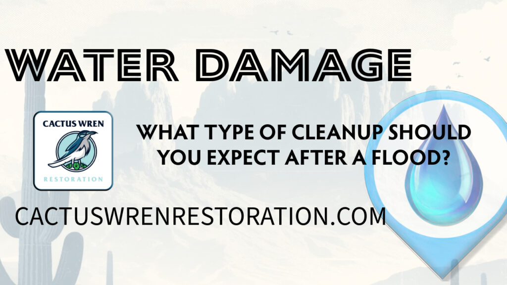 Water Damage Blog Post Featured Image with logos